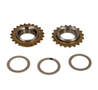 Sada ozubených kol na kliku, třecí podložky